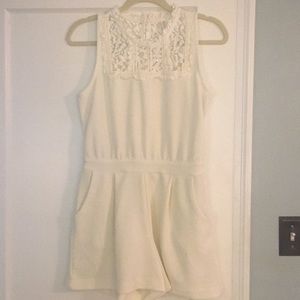 Xhilaration cream romper